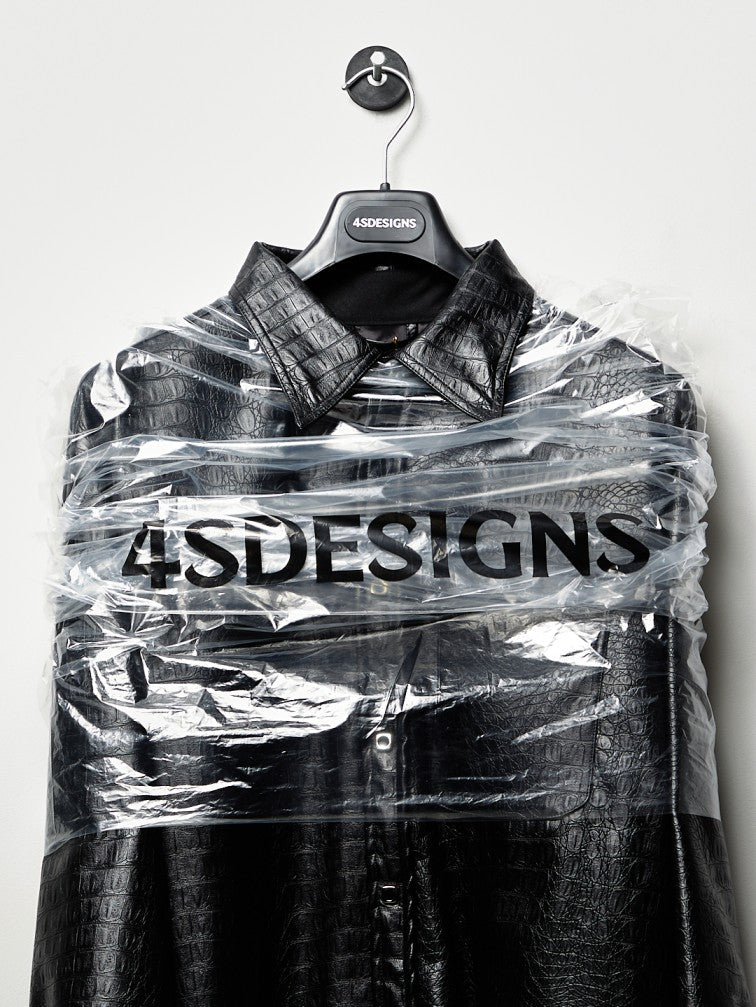 4SDesigns - Longsleeved Polo Shirt in Black – stoy