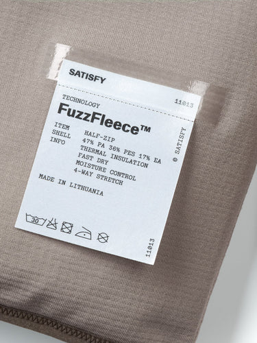 Satisfy - FuzzFleece Half-Zip in Rock Ridge