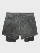 Satisfy - Rippy 3" Trail Shorts in Aged Black