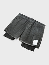 Satisfy - Rippy 3" Trail Shorts in Aged Black