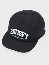 Satisfy - FliteSilk 5 Panel Pinch Cap in Black