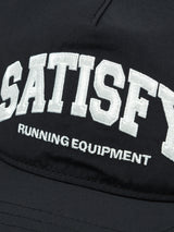 Satisfy - FliteSilk 5 Panel Pinch Cap in Black