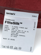 Satisfy - FliteSilk 5 Panel Pinch Cap in Burgundy