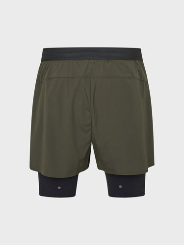 Pas Normal Studios - Balance 2-in-1 Shorts in Dark Olive