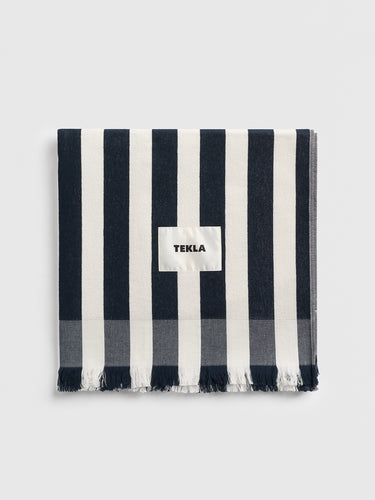 Tekla - Beach Towel in Cala Stripes