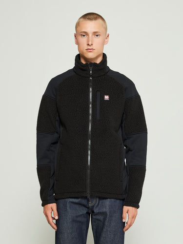 66 North - Tindur Technical Shearling Jacket in Black