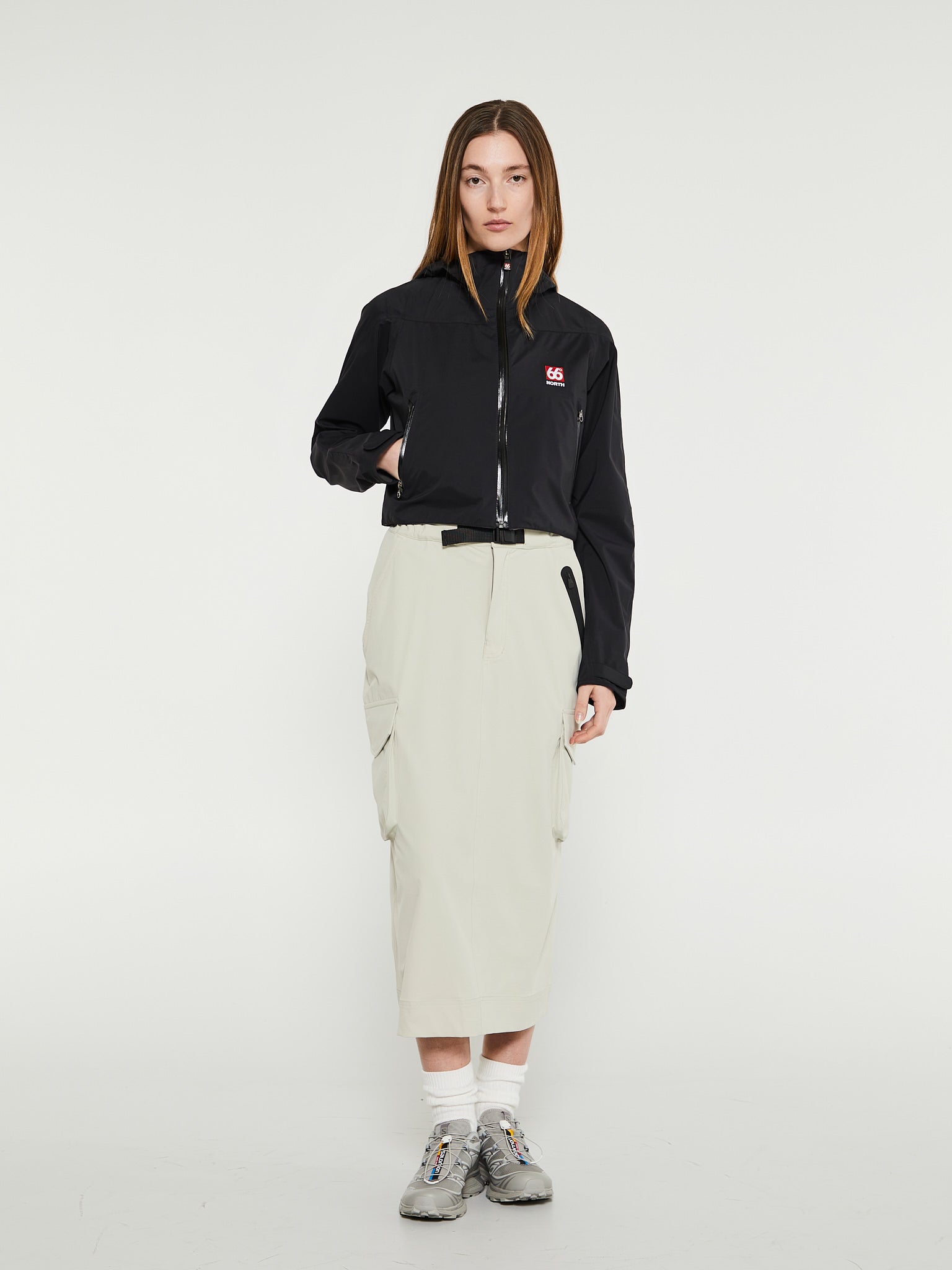 Snaefell W Cropped Neoshell Jacket in Black