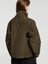 66 North - Kria Shell Cropped Jacket in Wren
