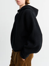 66 North - Vonarstræti Zipped Hoodie in Black