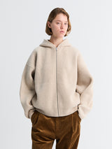 66 North - Vonarstræti Zipped Hoodie in Feather Grey