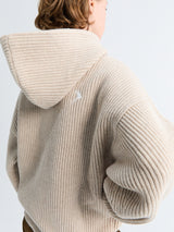 66 North - Vonarstræti Zipped Hoodie in Feather Grey