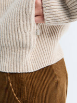 66 North - Vonarstræti Zipped Hoodie in Feather Grey