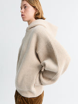 66 North - Vonarstræti Zipped Hoodie in Feather Grey