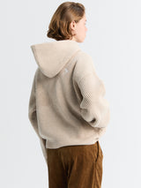 66 North - Vonarstræti Zipped Hoodie in Feather Grey