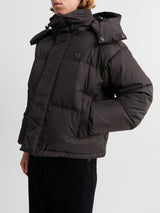 66 North - Dyngja Down W Cropped Jacket in Licorice