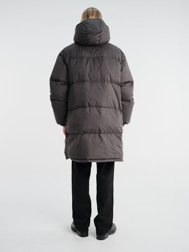 66 North - Dyngja Down Coat in Licorice