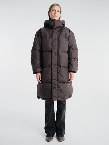 66 North - Dyngja Down Coat in Licorice