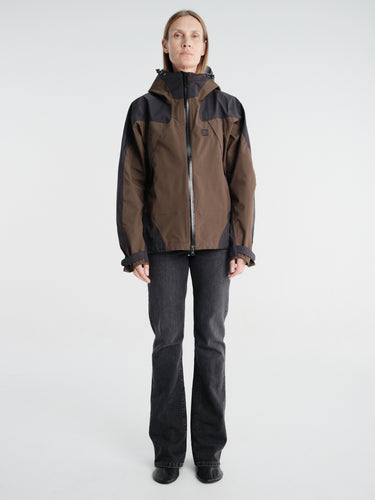 66 North - Dyngja Shell Jacket in Dark Brown