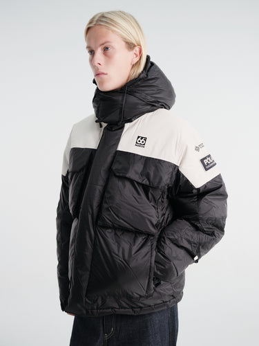 66 North - Tindur Short Down Jacket in Black Crystal
