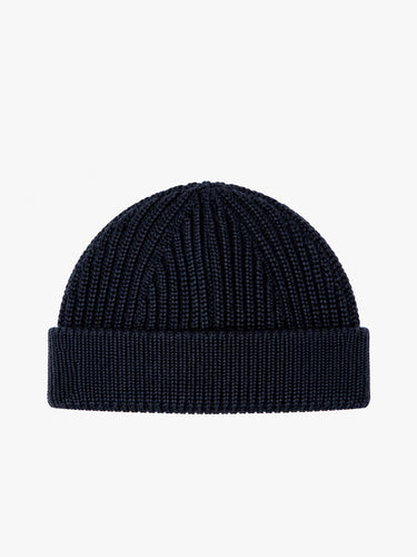 Andersen-Andersen - Beanie Short in Navy Blue