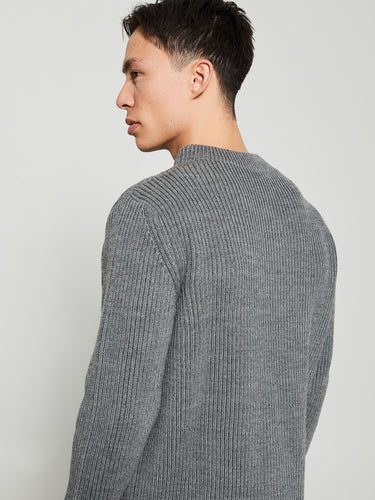 Andersen-Andersen - Navy Crewneck in Grey