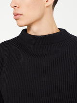 Andersen-Andersen - Navy Crewneck in Black