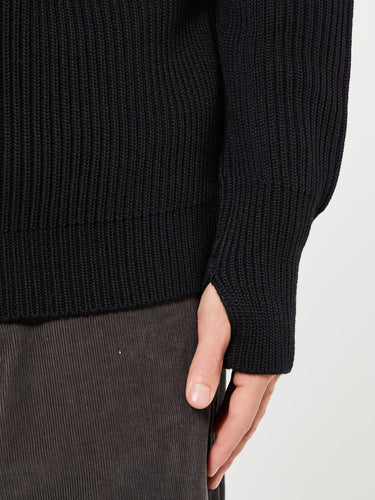 Andersen-Andersen - Navy Crewneck in Black
