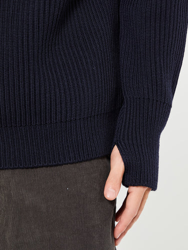 Andersen-Andersen - Navy Crewneck in Navy