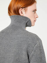 Andersen-Andersen - Navy Turtleneck in Grey