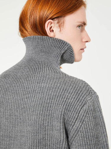 Andersen-Andersen - Navy Turtleneck in Grey