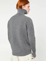 Andersen-Andersen - Navy Turtleneck in Grey