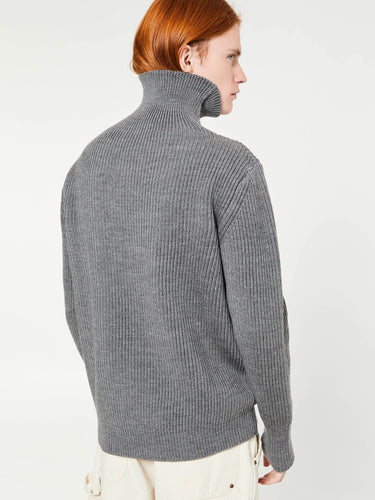 Andersen-Andersen - Navy Turtleneck in Grey