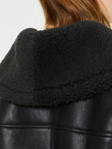 Acne Studios - Leather Shearling Jacket in Black