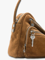 Acne Studios - Camero Camera Suede in Cognac Brown