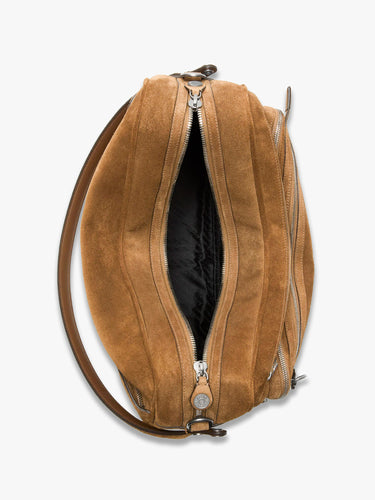 Acne Studios - Camero Camera Suede in Cognac Brown