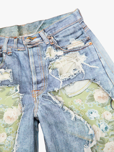 Acne Studios - Trompe-l’œil Jeans 1981 in Blue and Green