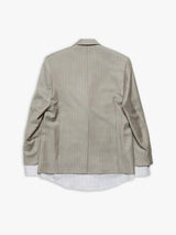 Acne Studios - Layered Suit Jacket in Warm Grey