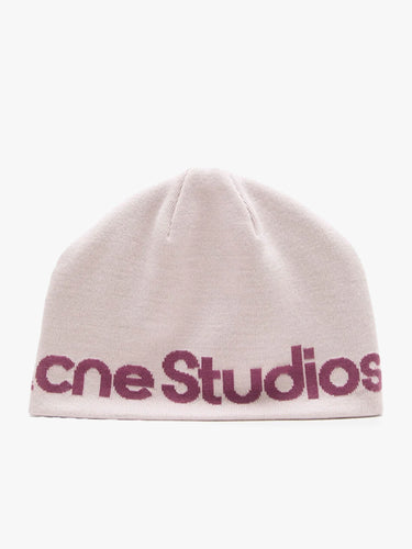Acne Studios - Kort Sport Beanie in Pink and Purple
