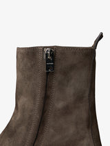 Acne Studios - Suede Ankle Boots in Taupe Grey