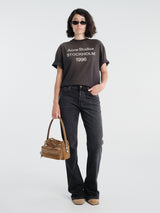 Acne Studios - Relaxed Fit Logo T-Shirt in Faded Black