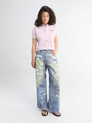 Acne Studios - Trompe-l’œil Jeans 1981 in Blue and Green