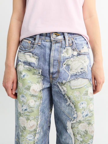 Acne Studios - Trompe-l’œil Jeans 1981 in Blue and Green