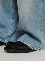 Acne Studios - 2023 Super Baggy Fit Jeans in Light blue