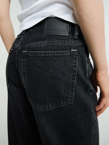 Acne Studios - 2021F Loose Fit Jeans in Vintage Black