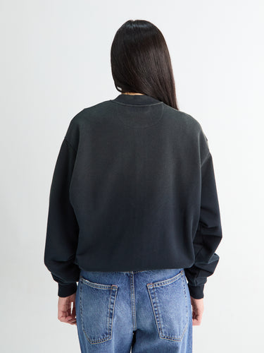 Acne Studios - Logo Zip Sweatshirt in Black