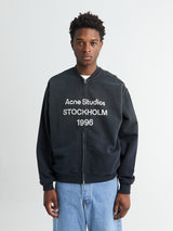 Acne Studios - Logo Zip Sweatshirt in Black