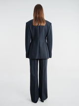 Acne Studios - Rw-Wn-Trou000104 in Black/Teal Blue