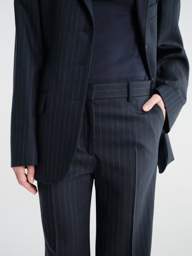 Acne Studios - Rw-Wn-Trou000104 in Black/Teal Blue