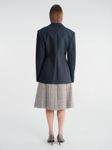 Acne Studios - Rw-Wn-Suit000060 in Black/Teal Blue