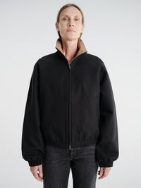 Acne Studios - Satin Logo Jacket in Black
